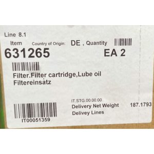 Jenbacher Oil filter element Jenbacher original